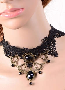 Unique collier en filet brillant