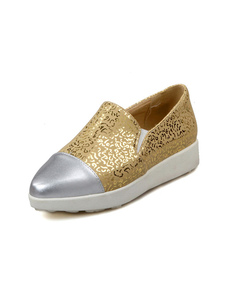 Chaussures confortables en PU mocassin