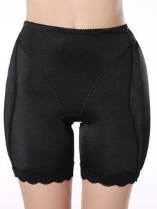 Fascinants Leggings féminins noirs unicolore en lycra spandex sans ornement.