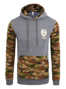 Sweat classique en coton mélangé sans ornement.