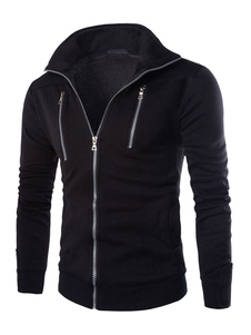 Sweat de qualité en coton mélangé sans ornement.