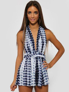 Plongeant barboteuse Womens Backless Combi Sexy