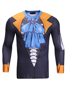 Manches longues, T Shirt pour homme Slim Fit