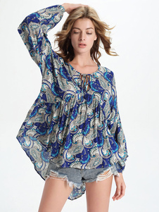 Robe col rond manches longues Dip ourlet robe