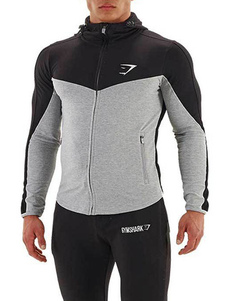 Équipé Sports chandail à capuchon de couleur Gym hommes Sweat à capuche bleu/rouge/noir