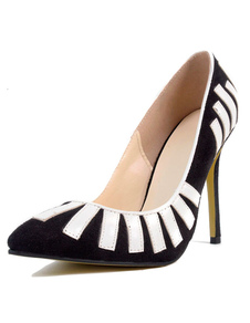 Talons femmes fait contraste couleurs Stiletto pompes