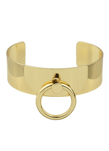 Casual alliage Cuff Bracelets bracelets or féminin