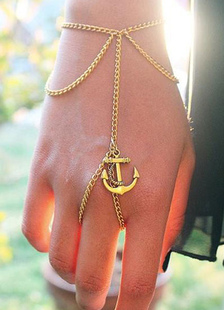 Alliage anneau Bracelet de la chaîne d’or Bracelet femme