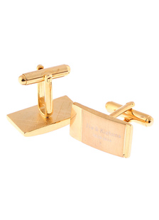 Personnalisé de boutons de manchette mariage chemise boutons de manchette or boutons de manchettes h