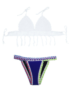 Sexy Bikini disposer glands couleur calage des femmes en maillot de bain