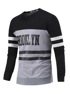 Sweatshirt manches longues pull coton Sweatshirt masculine