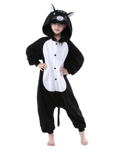 Costume Carnevale Pigiama Kigurumi 2020 Gatto Tutina per Bambini