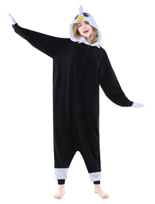 Aigle noir Costume Kigurumi Unisexe Vêtements de nuit animaux Onesie