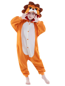 Costume Carnevale Flanella pigiameria Animal Onesie Lion Costume