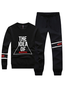 Pantalons de survêtement et Sportswear White/Black Sweatshirt masculine mis Activewear