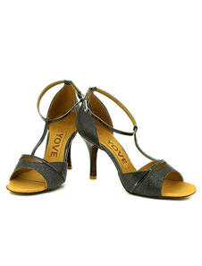 Paillettes T-bracelet des paillettes danse Chaussures femmes personnalisé Ballroom Shoes