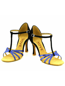 Danse chaussures haut talon deux couleurs T-sangle des femmes personnalisé Ballroom Shoes