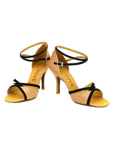 Danse chaussures haut talon bout ouvert Ankle Strap des femmes personnalisé Ballroom Shoes