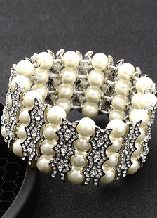 Ligne bijoux de mariée Vintage Bracelet de perles