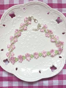 Lolita rose collier Rose doux s’incline Kawaii Lolita Choker accessoires