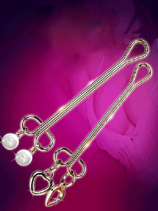 Clito argent Halloween Sexy Toys féminin, stimulant les Clips