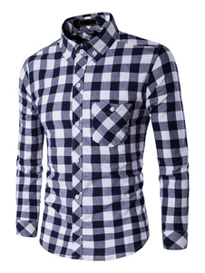 Chemise en coton manches longues