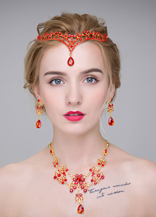 Ensemblede bijoux élégant & luxueux fête de mariage