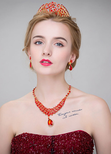 Ensemblede bijoux élégant & luxueux fête de mariage