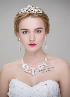 Ensemblede bijoux élégant & luxueux fête de mariage