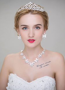 Ensemblede bijoux élégant & luxueux fête de mariage