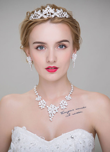 Ensemblede bijoux élégant & luxueux fête de mariage