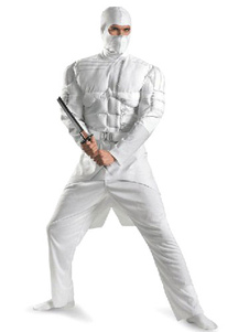 Ninja Halloween Costume Muscle Costume costume masculin blanc
