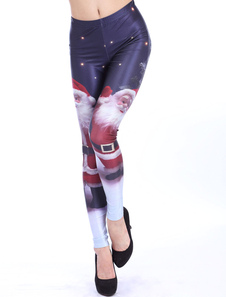 Attrayant caleçon féminin casual en rayonne noir impression