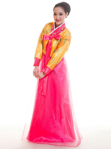 holloween Korean Costume Hanbok costumes costume costume traditionnel coréen Set broderie féminine