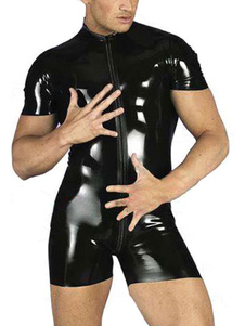 Vêtement zentaï noir Combinaison PVC