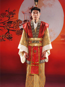 Han ancien empereur/prince/ministre Robe Costume Costume Halloween Costume hommes chinois