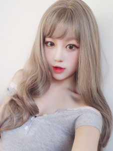 Perruque lolita couleur de lin