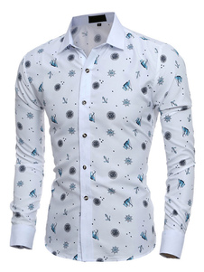 Chemise en coton manches longues