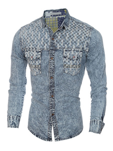 Chemise en coton manches longues