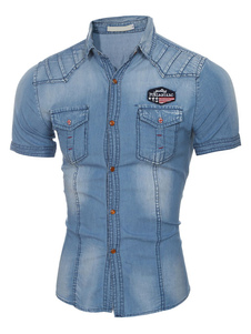 Chemise homme en coton manches longues