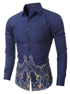 Chemise en coton manches longues