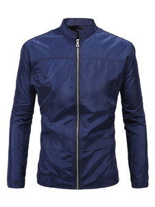 Blouson attrayant en coton mélangé