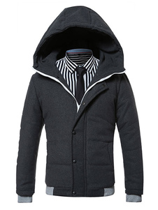 Manteau d'hiver homme confortable en coton