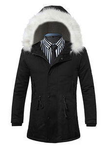 Manteau d'hiver homme charmant en coton