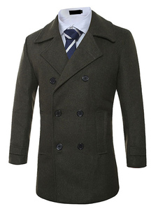 Manteau d'hiver homme de qualité en coton