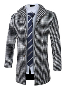 Manteau d'hiver homme classique en coton