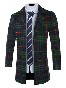 Manteau d'hiver homme classique en coton