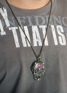 Collier masculin argent