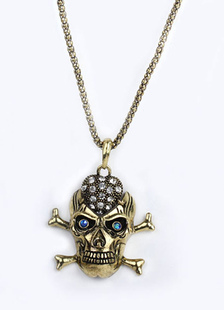 Collier masculin bronzé