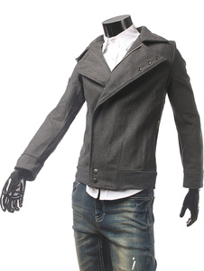 Manteau classique masculin en coton